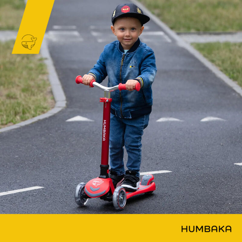 HUMBAKA Mini Y driewielige kinderscooter