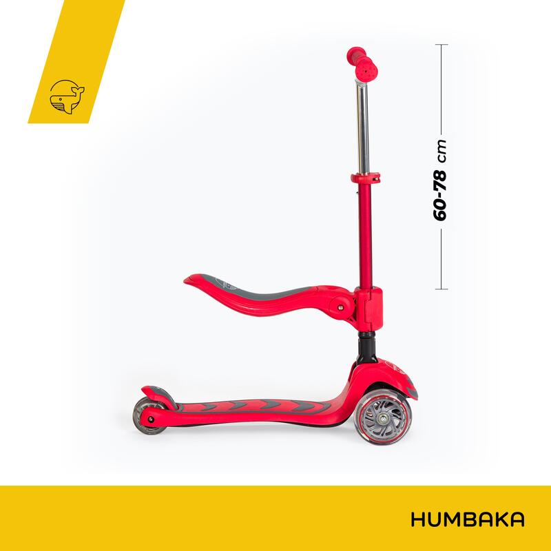 HUMBAKA Mini Y driewielige kinderscooter