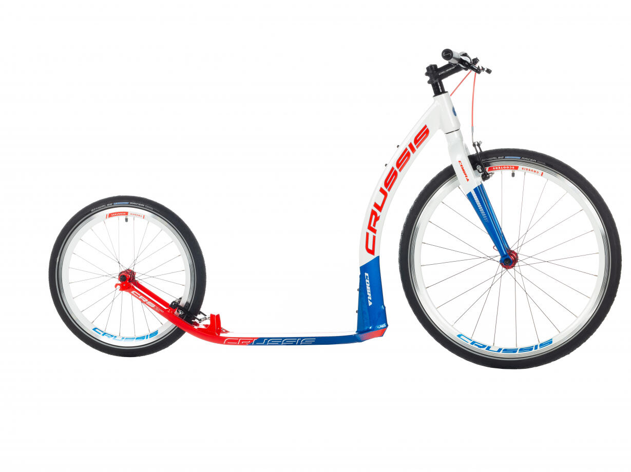 trotinete COBRA 4.4 Branco/azul/vermelho 2/4
