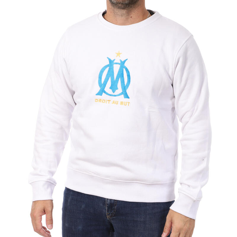 Sweat Blanc Homme Olympique de Marseille G23025T