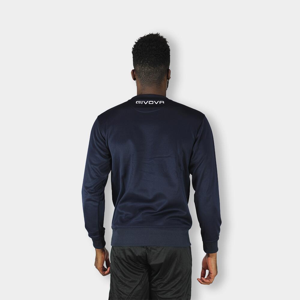 Sportsweatshirt Givova Polarfleece One Blue 3/5