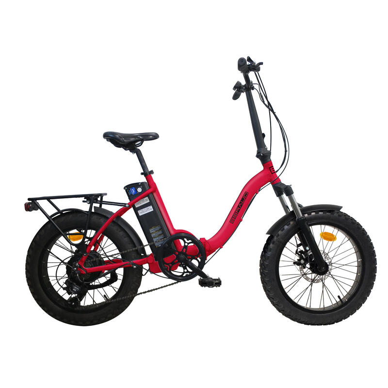 BERAUD SOLARA E2800 ROUGE VÉLO PLIANT À PÉDALES