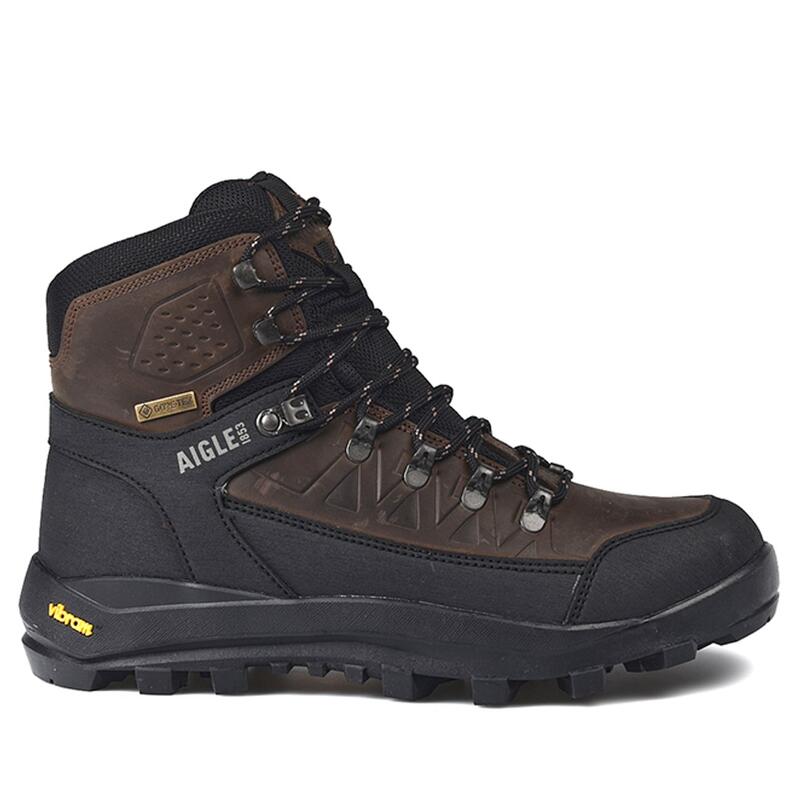 Botas de montaña y trekking Hombre Aigle Letrak Gore-Tex Dark Brown