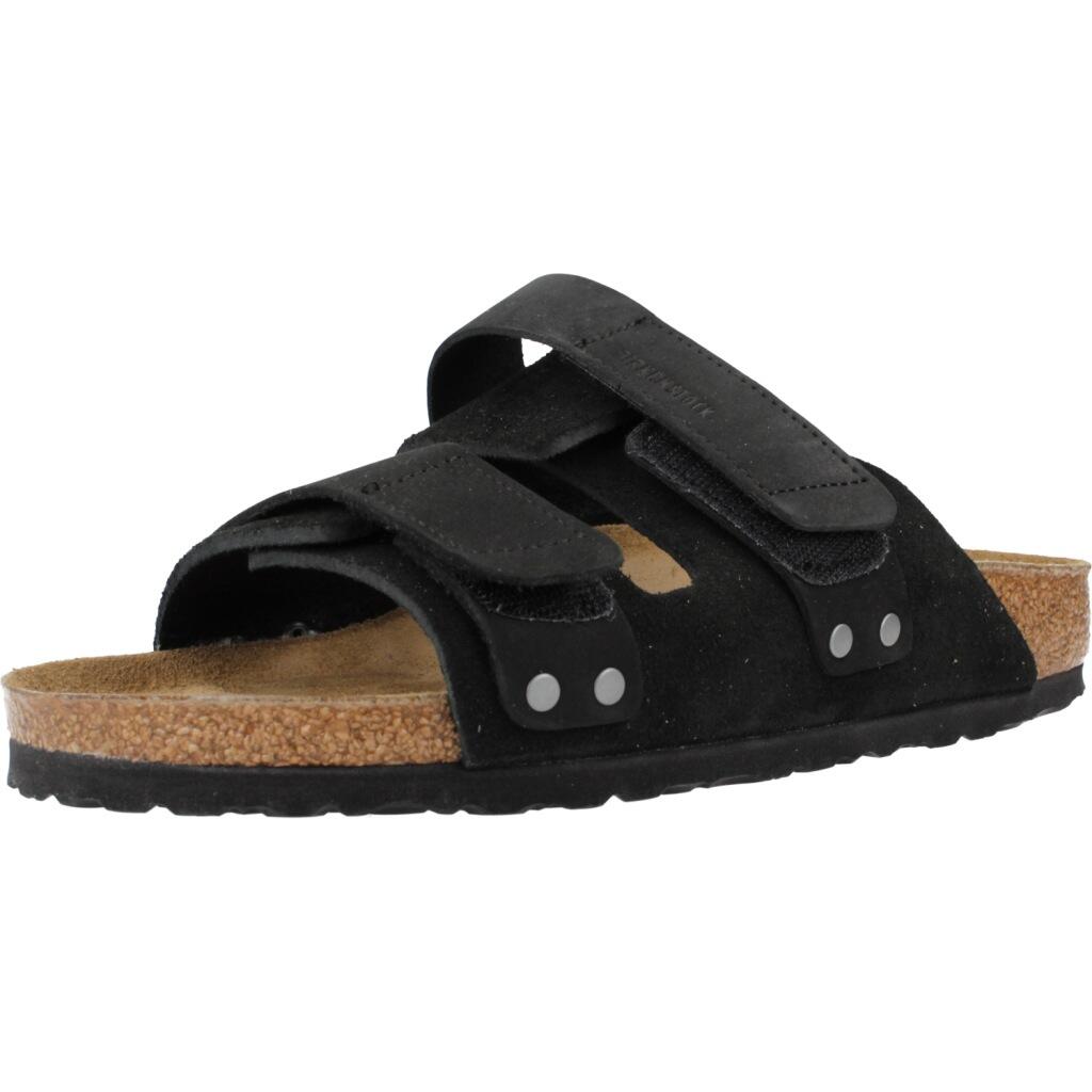 Birkenstock uji nubuck/suede leather men's sandals preto
