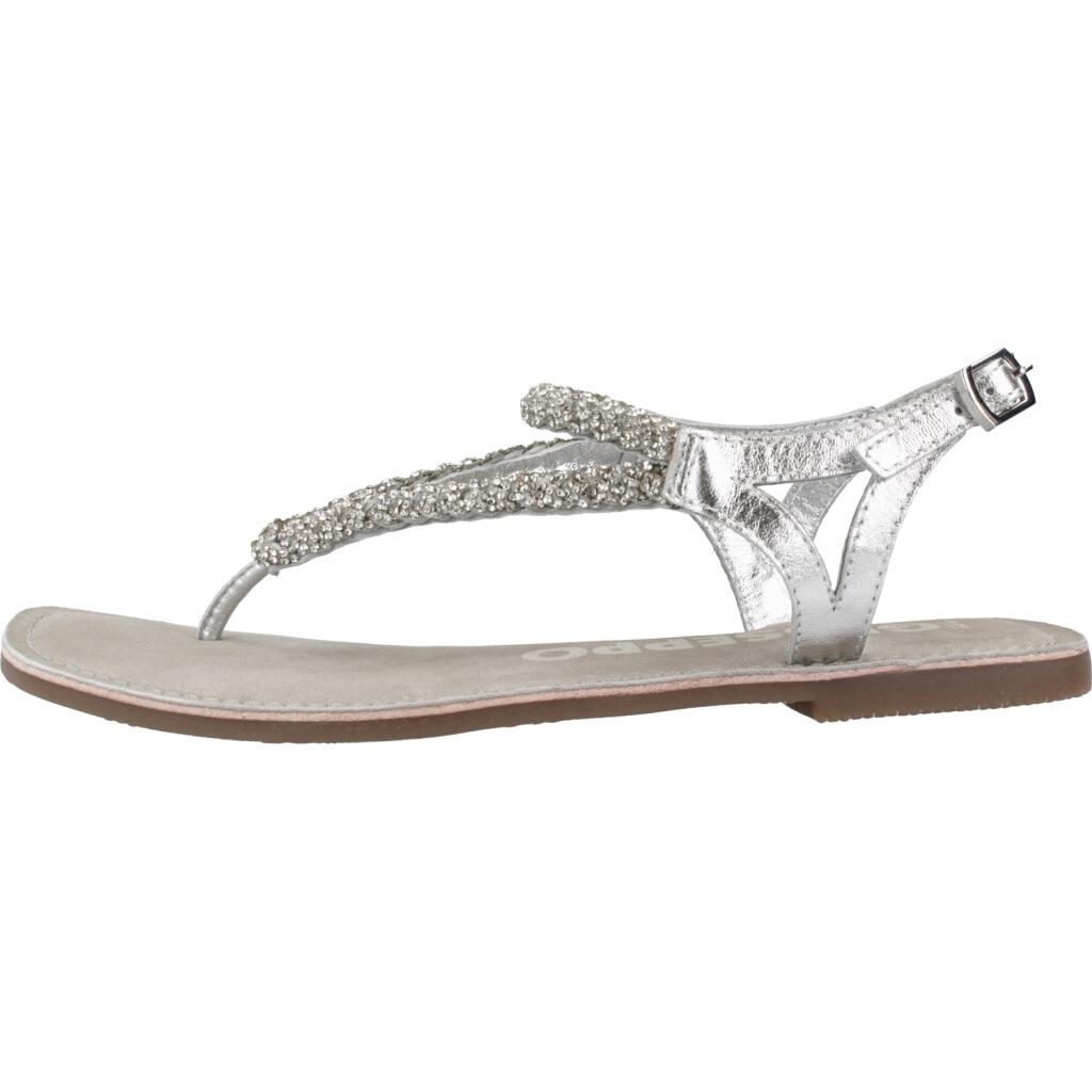 Sandalen Gioseppo Model Poussan Kleur Zilver 2/5