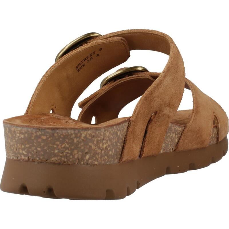 Sandalias Mujer Panama Jack Shirley Marron