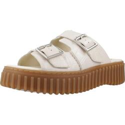 Sandalias Mujer Clarks Torhill Slide Blanco