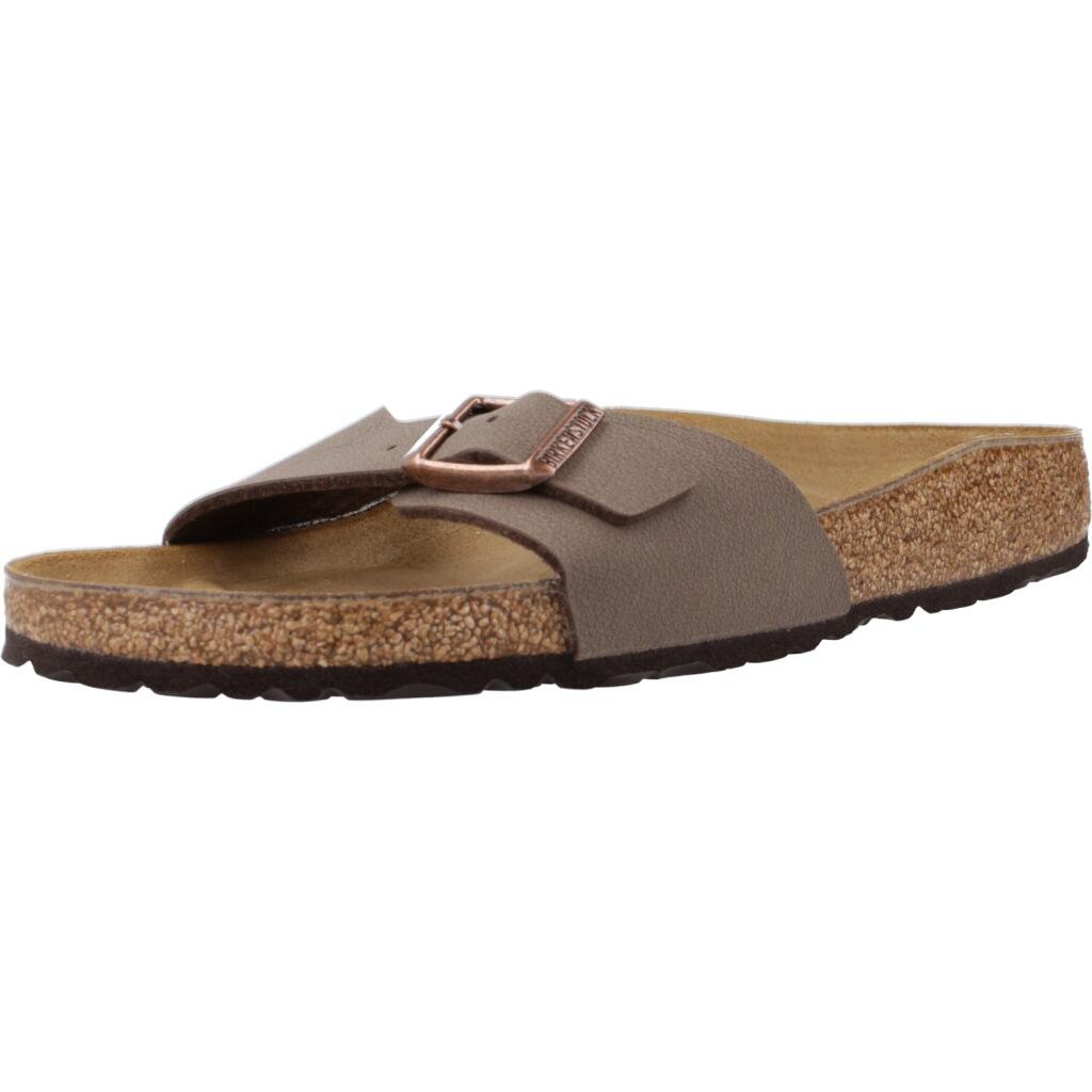 Birkenstock - Chaussons Marron Birkenstock Madrid Femme - Tongs - Marron - Decathlon