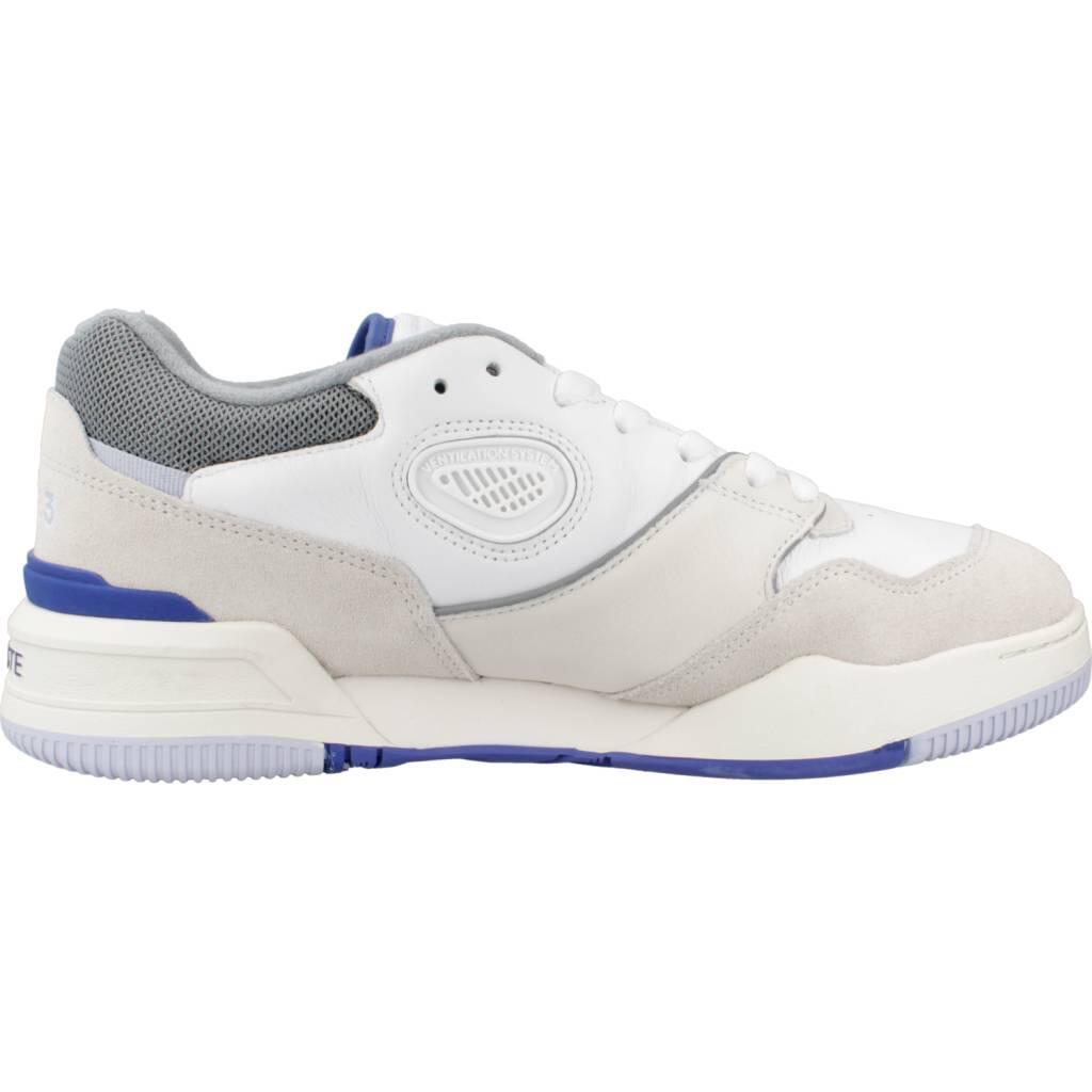 Baskets Lacoste Modèle Lineshot Leather Logo Couleur Beige 4/5