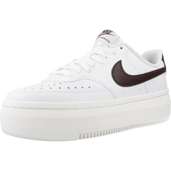 Baskets Nike Modèle Court Vision Alta Ltr Couleur Blanc