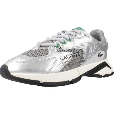 Sneakers lacoste model neo textile and leat kleur zilver