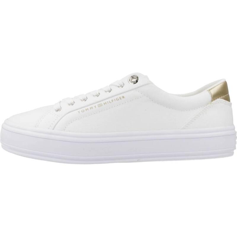 Zapatillas mujer Tommy Hilfiger Essential Vulc Canvas Sneaker Blanco