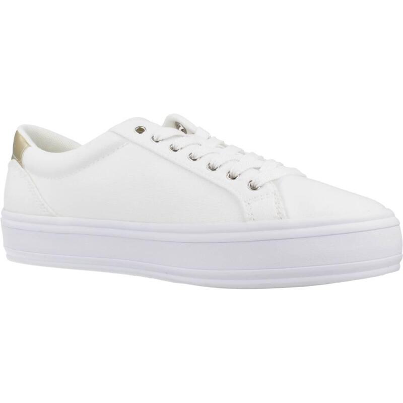 Zapatillas mujer Tommy Hilfiger Essential Vulc Canvas Sneaker Blanco