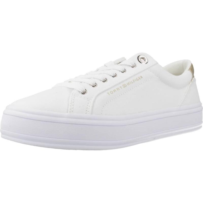 Zapatillas mujer Tommy Hilfiger Essential Vulc Canvas Sneaker Blanco