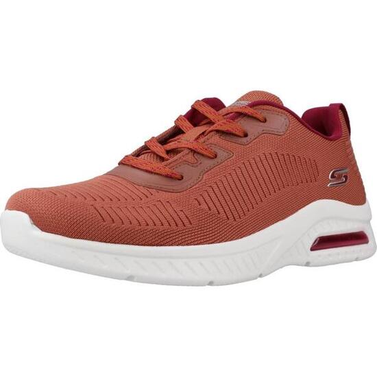 Zapatillas mujer Skechers Bobs Squad Chaos Air Marron