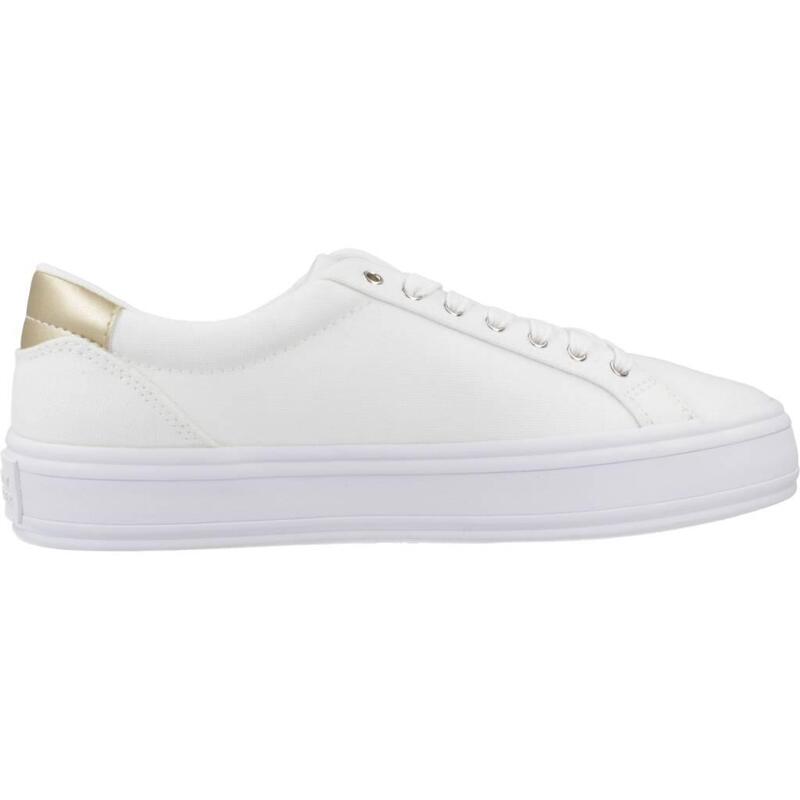 Zapatillas mujer Tommy Hilfiger Essential Vulc Canvas Sneaker Blanco