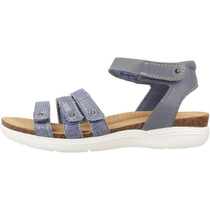 Sandalias Mujer Clarks April Dove Azul