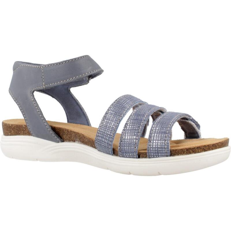 Sandalias Mujer Clarks April Dove Azul