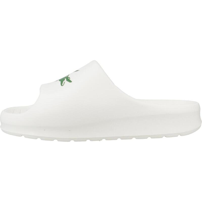 Chanclas Mujer Lacoste Serve 2.0 Synthet Blanco