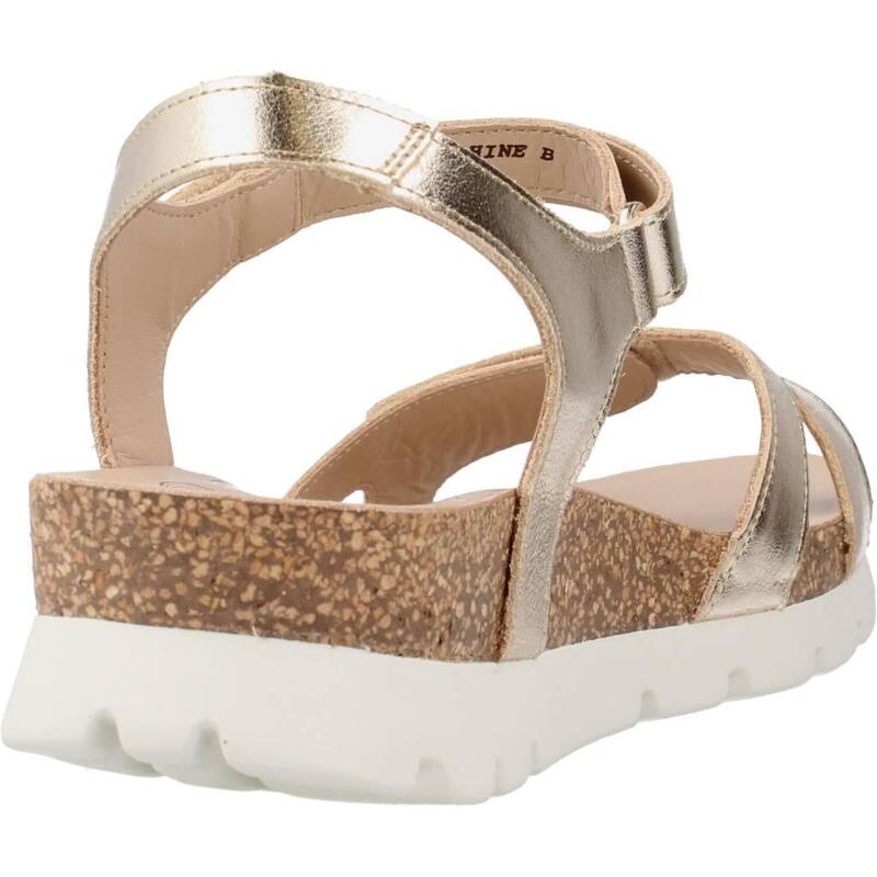 Sandalias Mujer Panama Jack Sulia Shine B3 Oro