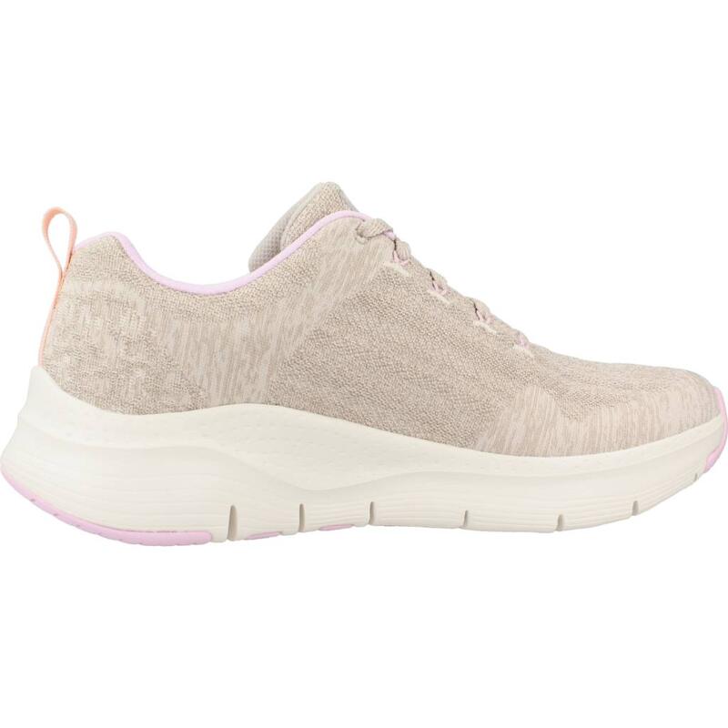 Zapatillas mujer Skechers Arch Fit Comfy Wave Beis