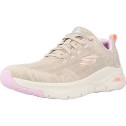Zapatillas mujer Skechers Arch Fit - Comfy Wave Beis
