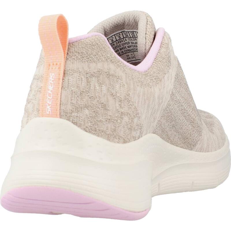 Zapatillas mujer Skechers Arch Fit Comfy Wave Beis