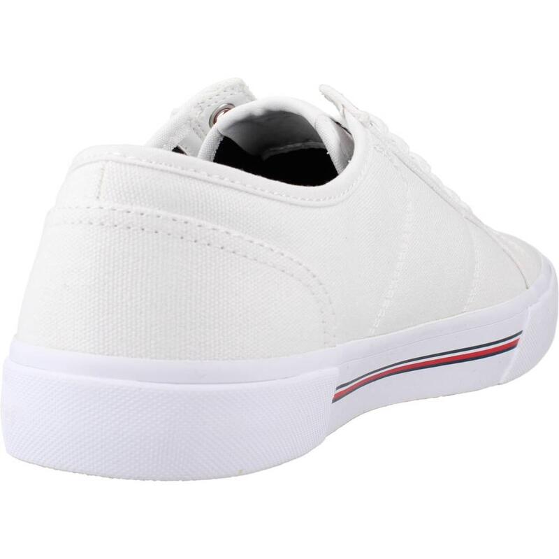 Zapatillas hombre Tommy Hilfiger Core Corporate Vulc Canv Blanco