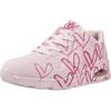 Zapatillas mujer Skechers Uno-spread The Love Rosa