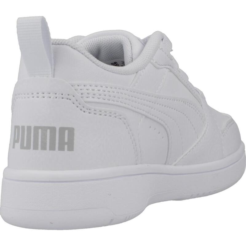 Zapatillas niño Puma Rebound V6 Lo A Blanco