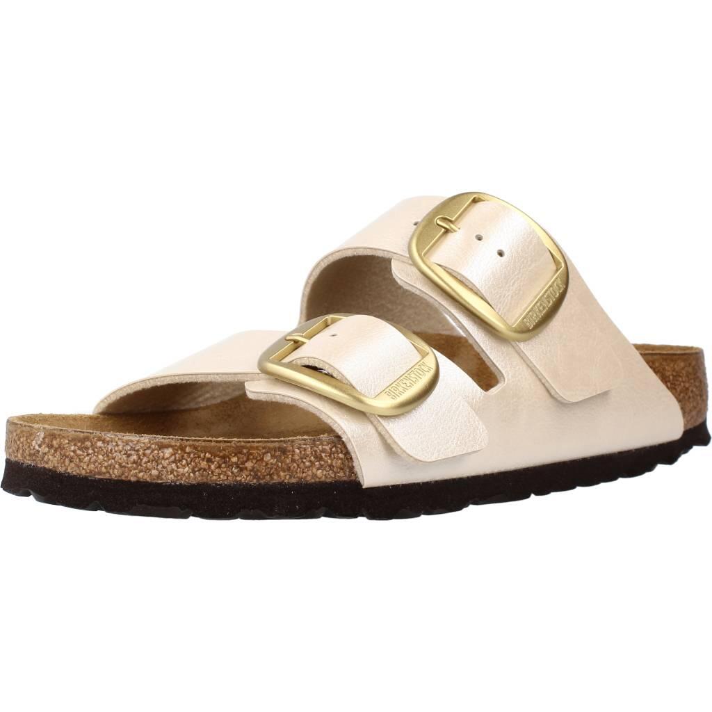 Birkenstock Arizona Bigbuckle Pearl White Sandals Woman