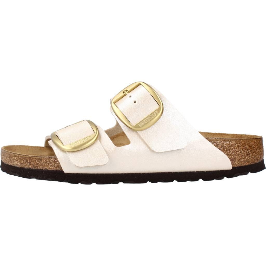 Ciabatte Birkenstock Arizona Bigbuckle Pearl White Donna 2/5