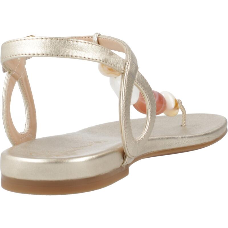 Sandalias Mujer Unisa Cubano 24 Oro