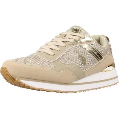 Sneakers u.s. polo assn model fey003w kleur lichtbruin