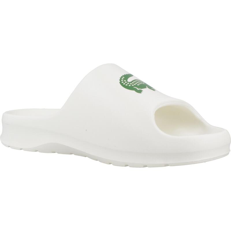 Chanclas Hombre Lacoste Serve 2.0 Synthetic Slide Blanco