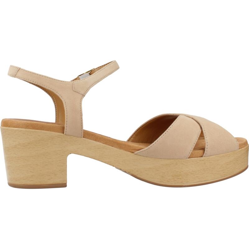 Sandalias Mujer Unisa Iram 24 Ks Marron Claro
