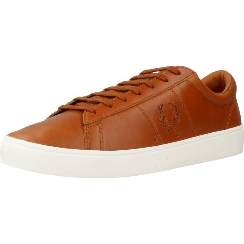 Zapatillas hombre Fred Perry Spencer Waxed Leath Marron