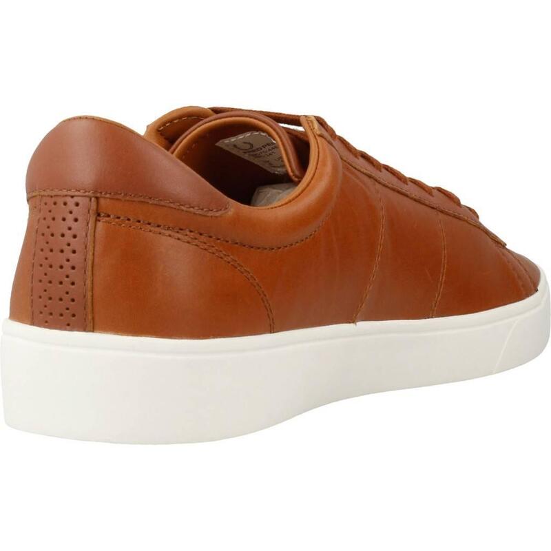 Zapatillas hombre Fred Perry Spencer Waxed Leath Marron