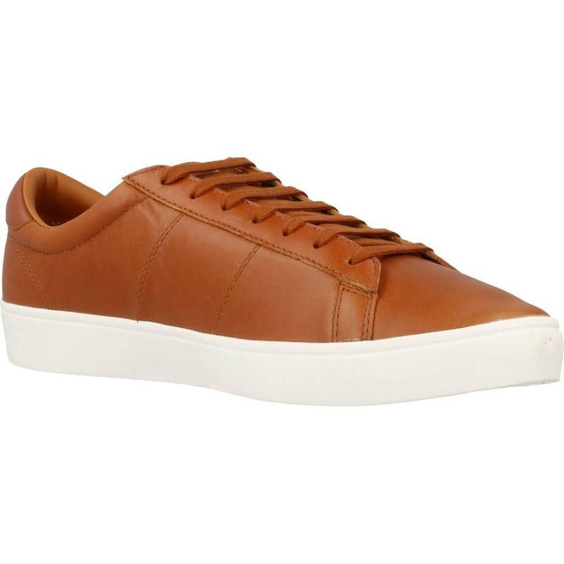 Zapatillas hombre Fred Perry Spencer Waxed Leath Marron