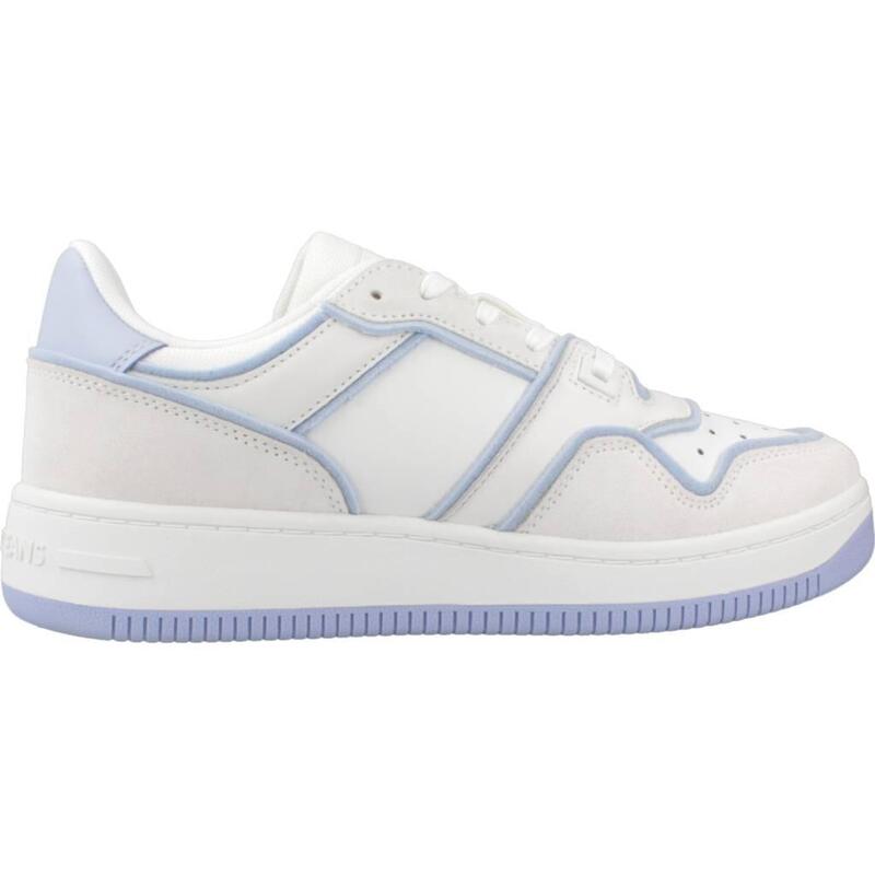 Zapatillas mujer Tommy Jeans Tjw Retro Basket Blanco