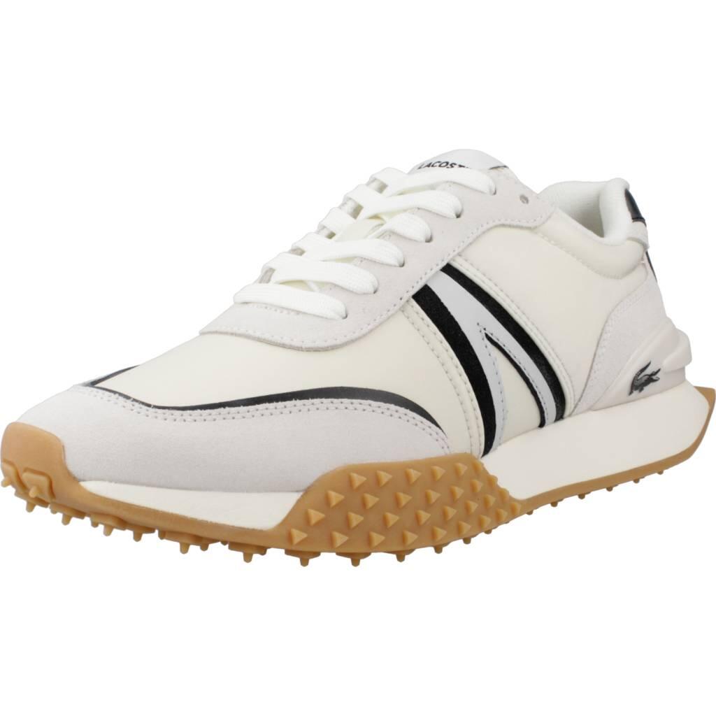 Baskets Femme Lacoste L-spin Deluxe Leather Beige 1/5