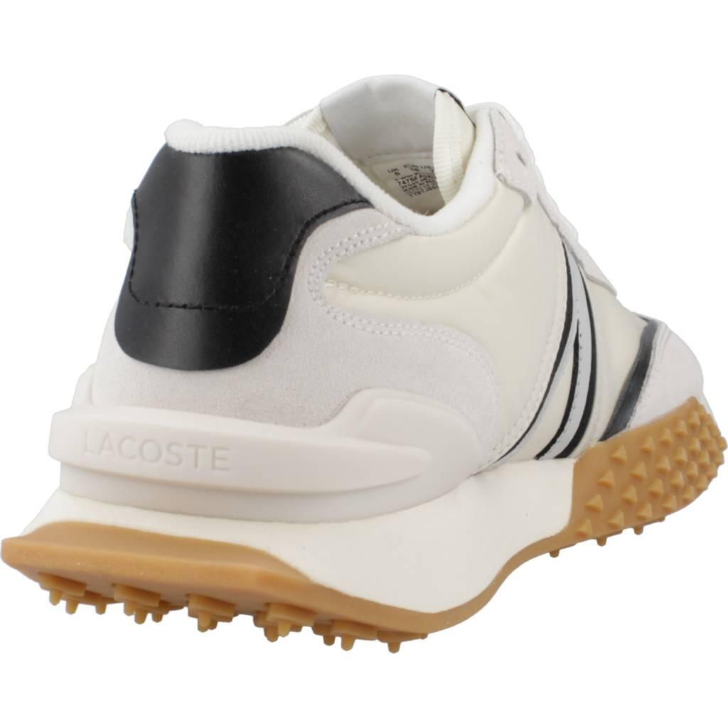 Baskets Femme Lacoste L-spin Deluxe Leather Beige 3/5