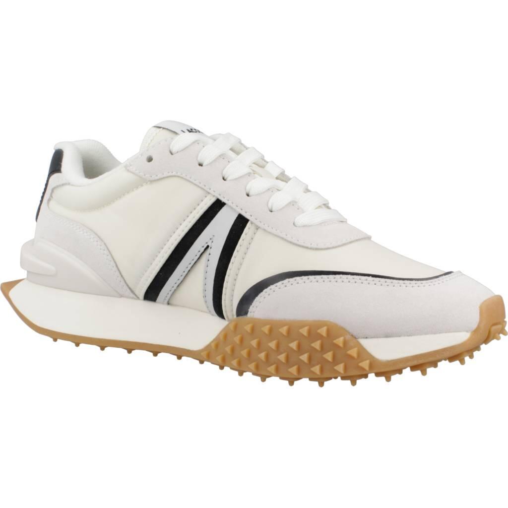 Baskets Femme Lacoste L-spin Deluxe Leather Beige 5/5