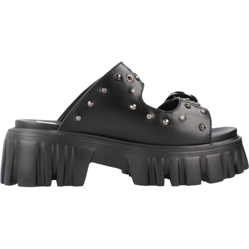 Sandalias Mujer Buffalo Lion Ari Negro