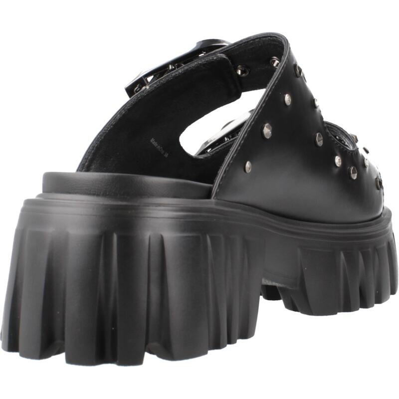 Sandalias Mujer Buffalo Lion Ari Negro