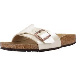 Sandalias Mujer Birkenstock Catalina Bs Birko-flor Blanco