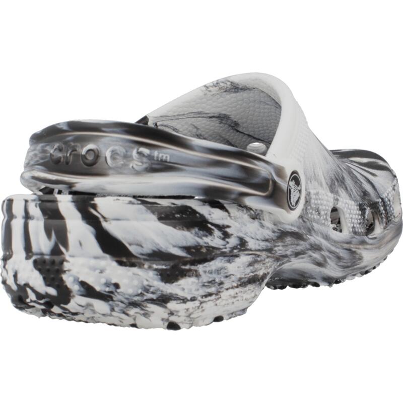 Chanclas Mujer Crocs Classic Marbled Clog Negro