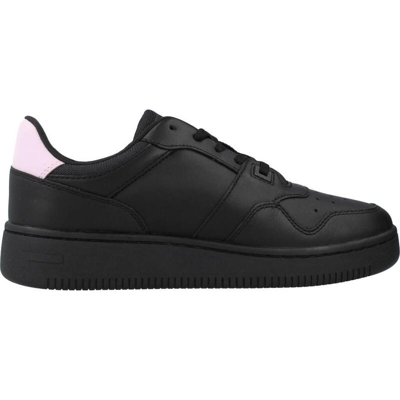 Zapatillas mujer Tommy Jeans Retro Basket Negro