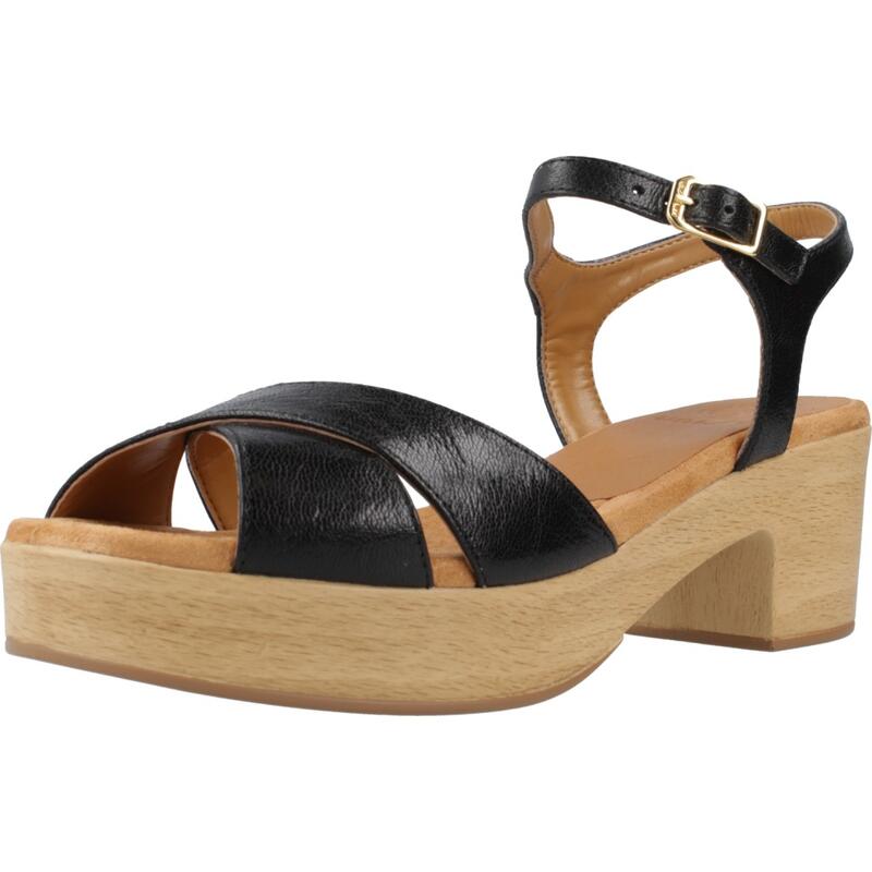 Sandalias Mujer Unisa Iram 24 Ks Negro