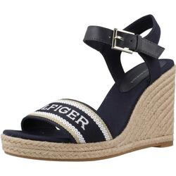 Sandalias Mujer Tommy Hilfiger Fw0fw08046 Azul